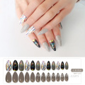 Wholesale 24Pcs Long Stiletto Shape Design False Nails